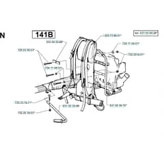Husqvarna 140 B - 19974000001-Current Harness