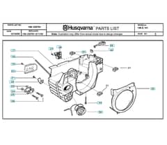 Husqvarna 14120040100001-CURRENT - Crankcase