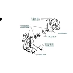 Husqvarna 141 B - 19974000001-20041399999 Crankcase