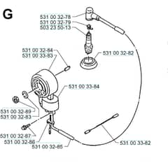 Husqvarna 141 B - 19974000001-20041399999 Ignition System