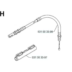 Husqvarna 141 B - 19974000001-20041399999 Throttle Controls