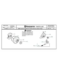 Husqvarna 142E-SERIES - Clutch & Oil Pump