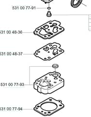 Husqvarna 142R - 1999-2000 - Carburetor Details