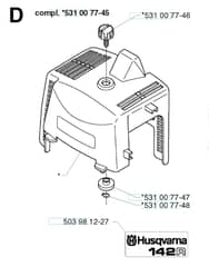 Husqvarna 142R - 2000-Current - Cylinder Cover