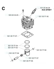 Husqvarna 142R - 2000-Current - Cylinder Piston