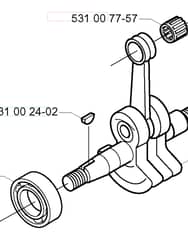 Husqvarna 142RB - 2000-5 - Crankshaft