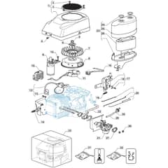 1430M - 2012-2013 - 2T2010483/M11 - Mountfield Ride On Mower TRE0701 Engine Diagram