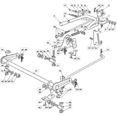 1435E - 2007 - 13-2688-12 - Mountfield Ride On Mower Deck Lifting Diagram