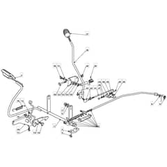 1435E - 2007 - 299954323/MO7 - Mountfield Ride On Mower Controls Diagram