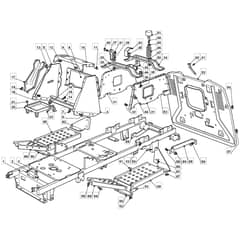 1435E - 2007 - 299954323/MO7 - Mountfield Ride On Mower Frame Diagram