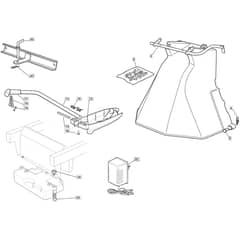 1435H - 2008 - 299954333/M08 - Mountfield Ride On Mower Options Diagram