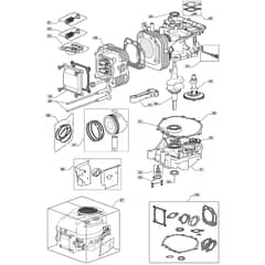 1435H - 2008 - 299954333/M08 - Mountfield Ride On Mower TRE0801 Cylinder Diagram
