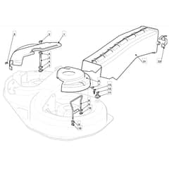 1435H - 2008 - 299964333/M08 - Mountfield Ride On Mower Guards Diagram
