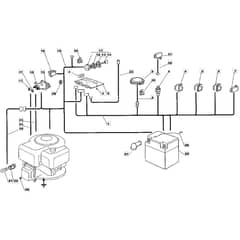 1436H - 2002 - 13-2652-12 - Mountfield Ride On Mower Electrics Diagram