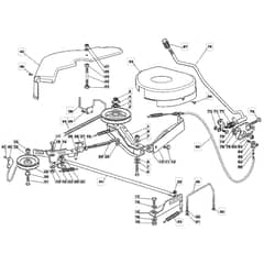 1436H - 2002 - 13-2652-12 - Mountfield Ride On Mower Engagement Diagram