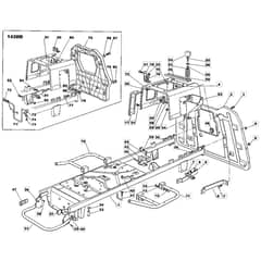 1436H - 2002 - 13-2652-12 - Mountfield Ride On Mower Frame Diagram