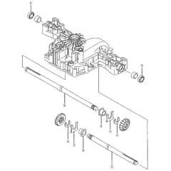 1436H - 2002 - 13-2652-12 - Mountfield Ride On Mower K46 Axle Shaft Diagram