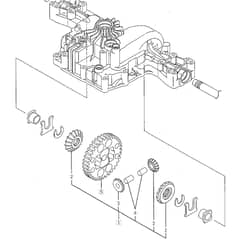 1436H - 2002 - 13-2652-12 - Mountfield Ride On Mower K46 Differential Gear Diagram