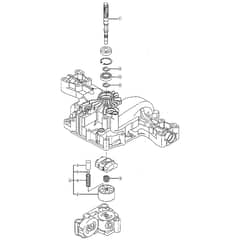 1436H - 2002 - 13-2652-12 - Mountfield Ride On Mower K46 Pump Shaft Diagram