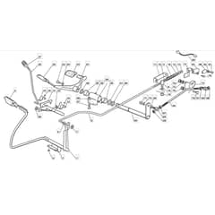 1436H - 2005 - 13-2652-15 - Mountfield Ride On Mower Controls Diagram