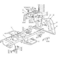 1436H - 2005 - 13-2652-15 - Mountfield Ride On Mower Frame Diagram