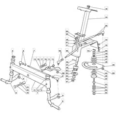 1436H - 2005 - 13-2652-15 - Mountfield Ride On Mower Steering Diagram