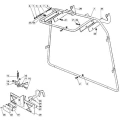 1436H - 2006 - 13-2683-11 - Mountfield Ride On Mower Grasscatcher Fixed Diagram