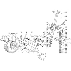 1436H - 2006 - 13-2683-11 - Mountfield Ride On Mower Steering Diagram