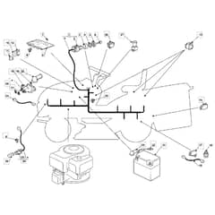 1436H - 2007 - 13-2689-12 - Mountfield Ride On Mower Electrics Diagram