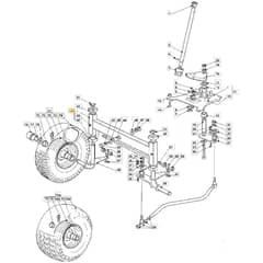 1436H - 2007 - 13-2689-12 - Mountfield Ride On Mower Steering Diagram