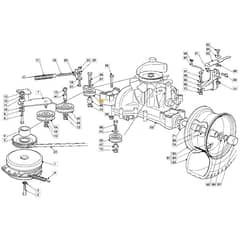 1436H - 2007 - 13-2689-12 - Mountfield Ride On Mower Transmission Diagram