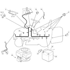 1436H - 2005 - 299961333/MOE - Mountfield Ride On Mower Electrics Diagram