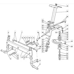 1436H - 2005 - 299961333/MOE - Mountfield Ride On Mower Steering Diagram