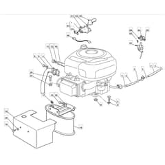 1436H - 2005 - 299961333/MOU - Mountfield Ride On Mower B&S Engine Diagram
