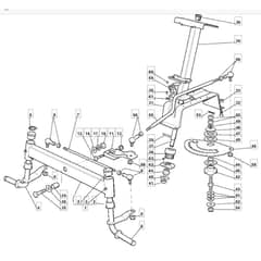 1436H - 2005 - 299961333/MOU - Mountfield Ride On Mower Steering Diagram