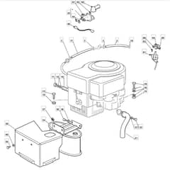 1436H - 2002-2006 - 299961383/MOE - Mountfield Ride On Mower B&S Engine Diagram