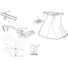 1436H - 2008 - 299964383/BM8 - Mountfield Ride On Mower Options Diagram