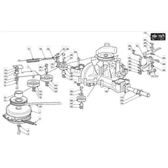 1436H - 2008 - 299964483/UM8 - Mountfield Ride On Mower Transmission Diagram