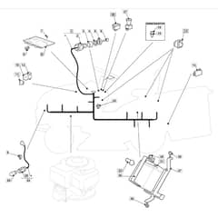 1436H - 2009 - 2T2642483/UM9 - Mountfield Ride On Mower Electrics Diagram