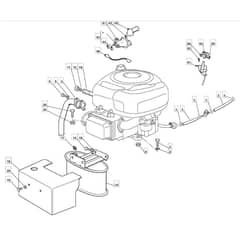 1436H - 2009 - 2T2642483/UM9 - Mountfield Ride On Mower Engine Diagram
