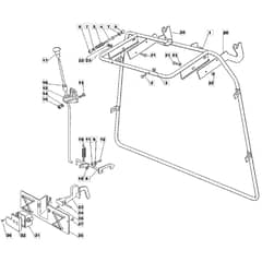 1436M - 2002 - 13-2651-12 - Mountfield Ride On Mower Grasscatcher Diagram