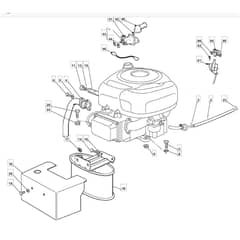 1436M - 2005 - 13-2651-15 - Mountfield Ride On Mower B&S Engine Diagram