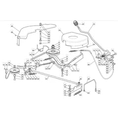 1436M - 2005 - 13-2651-15 - Mountfield Ride On Mower Blade Diagram