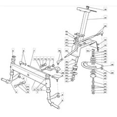 1436M - 2005 - 13-2651-15 - Mountfield Ride On Mower Steering Diagram