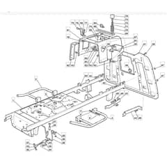 1436M - 2006 - 299951383/MO6 - Mountfield Ride On Mower Frame Diagram