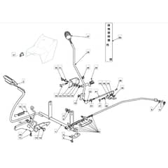 1436M - 2011-2013 - 2T0320283/M10 - Mountfield Ride On Mower Controls Diagram