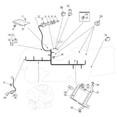 1436M - 2011-2013 - 2T0320283/M10 - Mountfield Ride On Mower Electrics Diagram