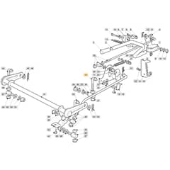 1436M - 2011-2013 - 2T0320483/M10 - Mountfield Ride On Mower Cutting plate lifting Diagram