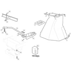 1436M - 2011-2013 - 2T0320483/M10 - Mountfield Ride On Mower Options Diagram