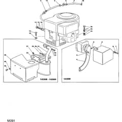 1438M - 2002 - 13-2656-12 - Mountfield Ride On Mower Engine Diagram